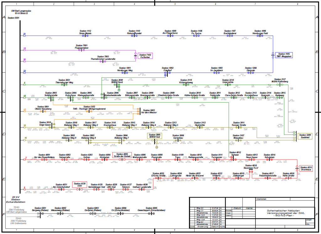 16 10kV Netzplan 2004
